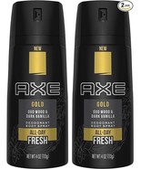 Axe Gold Deodorant Mens Body Spray 2 Packs - $11.29