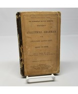 Antique Pinneo&#39;s Analytical Grammar of the English Language 1859 Civil War - £59.25 GBP