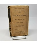 Antique Pinneo&#39;s Analytical Grammar of the English Language 1859 Civil War - $1,408.97 MXN