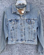 Levi&#39;s Red Tab 77715-0220 Vintage Made in USA Jean Denim Jacket Size Small - £27.53 GBP
