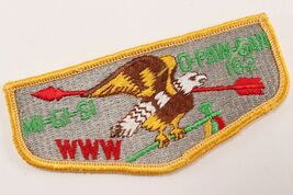 Vtg Mi-Gi-Si O-Paw-Gan 162 OA Order Arrow WWW Boy Scouts of America Flap... - €6,64 EUR