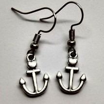 Nautical anchor heart ocean life earrings - $7.92
