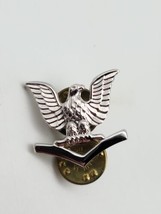 US Military Eagle Bars Pin Silver Tone *SEE PICS* - £12.56 GBP