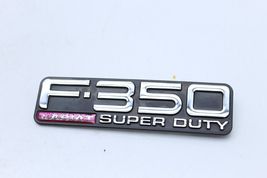 99-04 FORD F-350 SD LARIAT FENDER EMBLEM BADGE Q9024 image 6