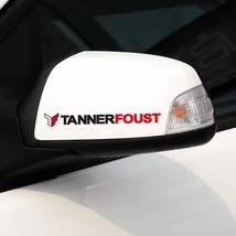2x Car Sticker Decal For  Tanner Foust Rearview Mirror Reflective Vinyl 2 Colors - £72.66 GBP