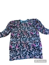Central Park West Women&#39;s 3/4 Sleeve Leopard  Top Size Small - £7.11 GBP