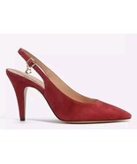 New Coach Sutton Suede  Pointed Toe Slingback Shoes   7.5B - $1,464.85 MXN