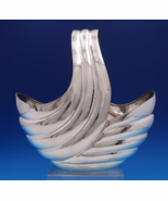 .900 Silver Basket Mid-Century Modern 10&quot; x 6&quot; x 9 3/4&quot; 27.5 ozt. (#7899) - $1,592.91
