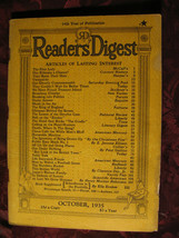 Readers Digest October 1935 Eleanor Roosevelt St. John Alma Gluck Clarence Day - £5.42 GBP