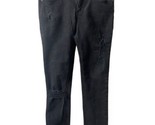 DL1961 Florence Instasculpt Black Skinny Jeans Size 24 x 24 Raw Hem Dist... - $17.28