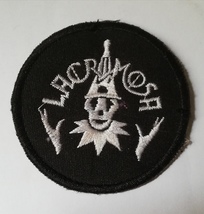 LACRIMOSA Band Logo SMALL Embroidered Round Patch GOTHIC METAL - $6.00