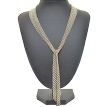 TIFFANY &amp; CO necklace mesh bib wrap in sterling silver 925 by Elsa Peretti Orig - £598.13 GBP