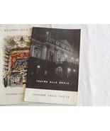 Teatro alla Scala Milan Opera 1953-1954 Stagione Lirica Program Nestle K... - $177.59 MXN