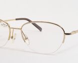 Vintage Zwei 2004-023 Gold Einzigartig Selten Brille Brillengestell 52-1... - $49.49