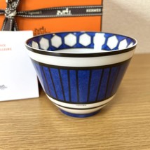 Hermes Bleus d&#39;Ailleurs Bowl blue dinnerware cup plate No.3 - £534.62 GBP