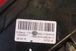 2017 Audi A4 Sedan LED Rear Outer Taillight Lamp Driver Left LH image 7