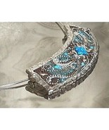 GORGEOUS SHIMMERING SWAROVSKI 925 STERLING SILVER MULTI-GEM SLIDER NECKL... - €153,68 EUR