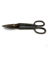 Wiss 19 Inlaid FORGED Steel 12" Straight Cut Tin Snips Vintage - $5.89