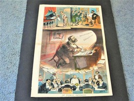1881/82 Of Public Interest-Political Magazine Judge Centerfold  Colored Art. - £23.73 GBP