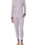 Disney Minnie Mouse Women&#39;s Cozy 2-Piece Pajama Set. XXLarge. Purple. NW... - $17.81