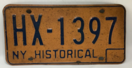 Vintage New York License Plate - Historical - NY - HX-1397 1970&#39;S - $13.99