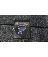 St Louis Blues Basic Official NHL Slovakia Hockey Souvenir Game Puck - $20.45 CAD
