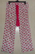 Excellent Womens Victoria&#39;s Secret &quot;Kiss Me Love Pink&quot; Pajama Pants Size S - £19.81 GBP