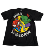 2012 Hulk VS Spider-Man Marvel Mad Engine Big Face Spidey T-Shirt L NWOT... - $28.45