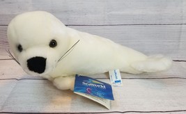 Sea World Baby Harp Seal Pup Plush 14in. Stuffed Animal Toy w/Tag Kohls Cares - £12.62 GBP