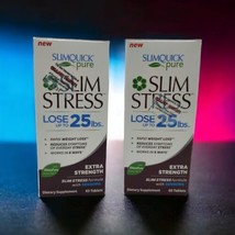 2x Slimquick Pure SLIM STRESS Weight Loss EXTRA STRENGTH 60 Tablets Ea E... - $56.83