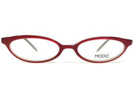 MODO Petite Eyeglasses Frames MOD 511 Red Clear Red Grey Cat Eye 49-18-140 - £88.81 GBP