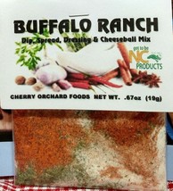 Buffalo Ranch Dip Mix (2 mixes)makes dips, spreads, cheeseballs &amp;salad d... - £9.88 GBP