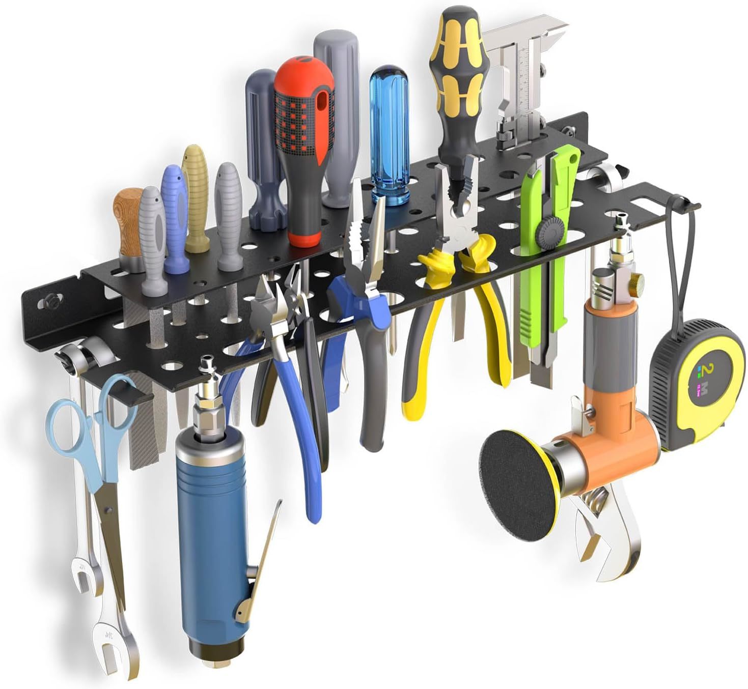 Wall Mount Tool Storage Rack, Screwdriver And Pliers Holder, Hand Tools,... - $36.96