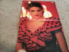 Billy Idol Madonna teen magazine poster clipping Rockline red dress Bravo - $6.00