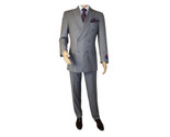 Men Apollo King Double Breasted Suit Classic Peak Lapel Soft Blend DM23 ... - $149.99