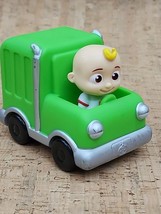 COCOMELON JJ Mini Figure Mini Green Trash Truck Free Wheeling Vehicle Toy - $347.07 MXN