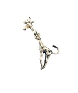 Vintage Sterling Silver Signed Brookraft Whimsical Knot Giraffe Animal B... - $74.25