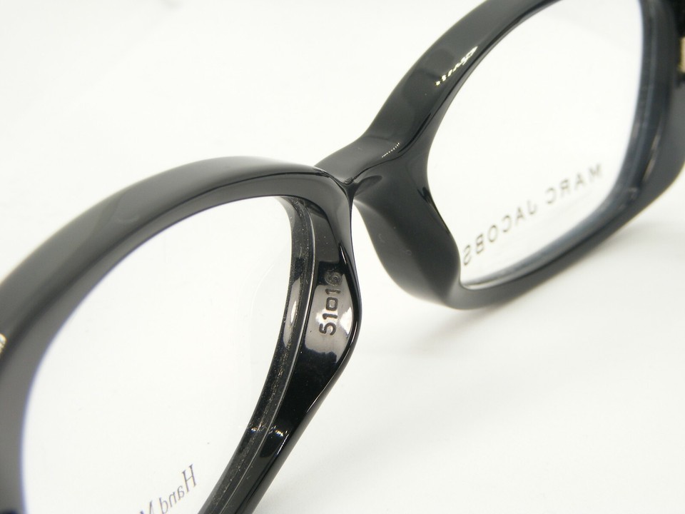 NEW MARC JACOBS MJ 381 807 SHINY BLACK EYEGLASSES GLASSES FRAME 51-16-135mm Item image 7