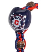 Vintage Chicago Fire MLS - Single Kukui Nut Macrame Braid Bracelet Socce... - £6.72 GBP