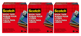 Scotch Book Tape,3in x 540in,Excellent for Repairing, Reinforcing Protecting 3Pk - £21.03 GBP