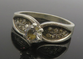 925 Sterling Silver - Vintage Topaz Solitaire With Accents Ring Sz 8.5 - RG12088 - £22.77 GBP