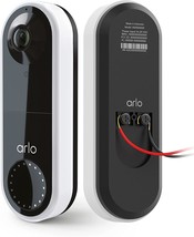 Arlo Essential Wired Video Doorbell - Hd Video, 180° View, Night, Avd1001 - £61.36 GBP