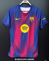 Barcelona Home 2025-26 Jersey/Shirt – FREE Name &amp; Number Printing | Size... - $633.78 MXN