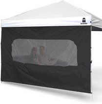 Mordenape Instant Canopy Sunwall, 10 X 10, Black, Sunshade Sidewall With... - $43.96