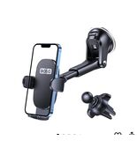  Car Phone Holder Windscreen Mount, Dashboard Phone Holder, Strong Black - $214.64 MXN