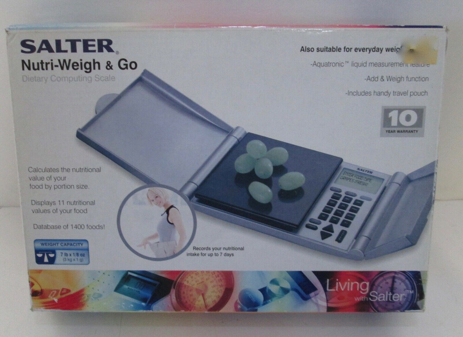 Salter 1440 NutriWeigh & Go Dietary Computing Scale Scales