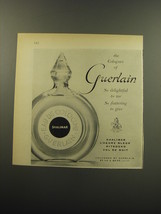 1959 Guerlain Shalimar Eau de Cologne Ad - The Colognes of Guerlain - £14.76 GBP