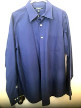 Blue long sleeve shirt men’s size XL Croft &amp; Barrow - £7.69 GBP