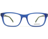 GUESS Kinder Brille Rahmen GU9161 091 Klar Blau Grün Quadratisch 47-16-130 - $55.57