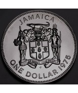 Jamaica Dollar, 1975 Gem Unc~RARE~4,683 Minted~Bustamante - £19.39 GBP